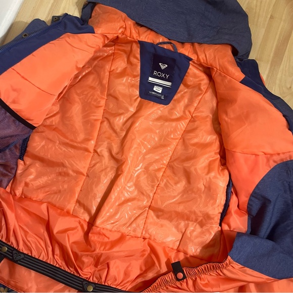 Roxy Womens Lined Ceder Hooded Jacket - Women's Size Medium - Picture 6 of 7